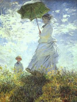 尅勞德 莫奈 Woman with a Parasol